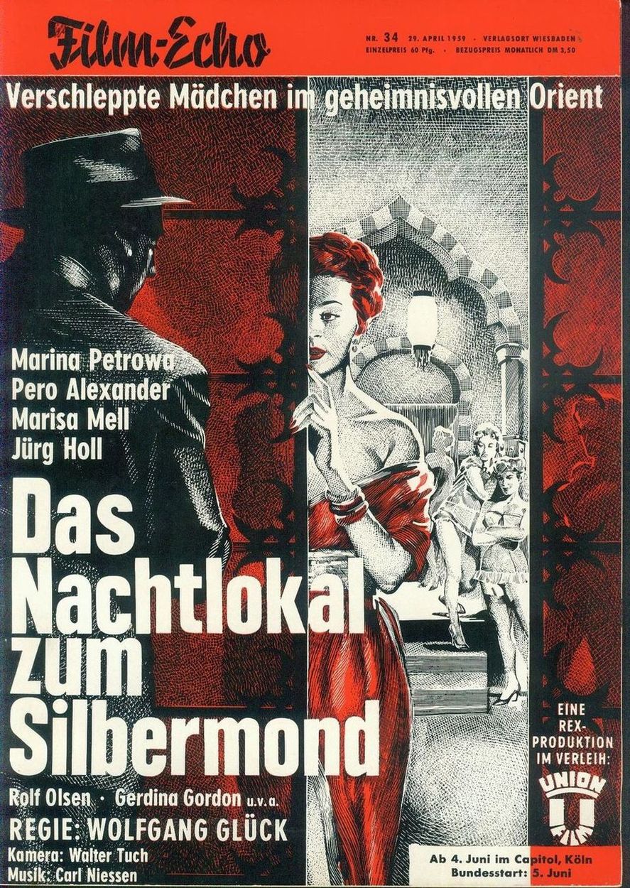 FILM-ECHO FILMWOCHE magazine side cover Issue 34 29 April 1959