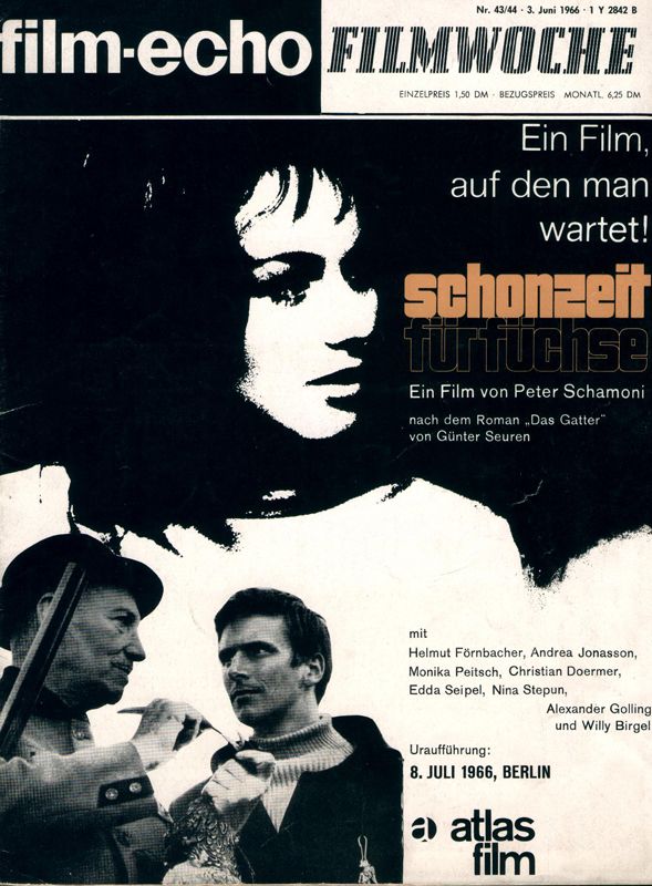 FILM-ECHO FILMWOCHE magazine side cover Issue 44 3 June 1966