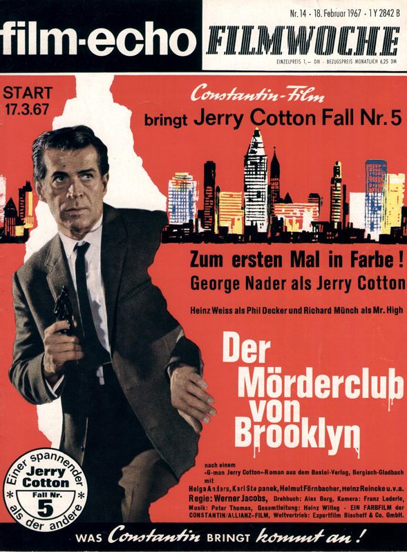 FILM-ECHO FILMWOCHE magazine side cover Issue 14 18 February 1967