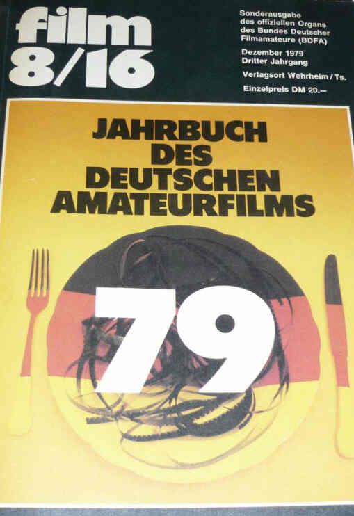 FILM 8/16 UND VIDEO magazine side cover  December 1979