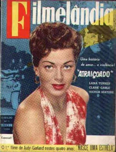 FILMELANDIA magazine side cover Issue 1 December 1954