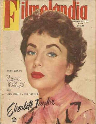 FILMELANDIA magazine side cover Issue 11 October 1955