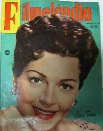 FILMELANDIA magazine side cover Issue 14 January 1956