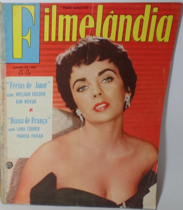 FILMELANDIA magazine side cover Issue 19 June 1956