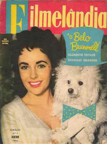 FILMELANDIA magazine side cover Issue 2 January 1955