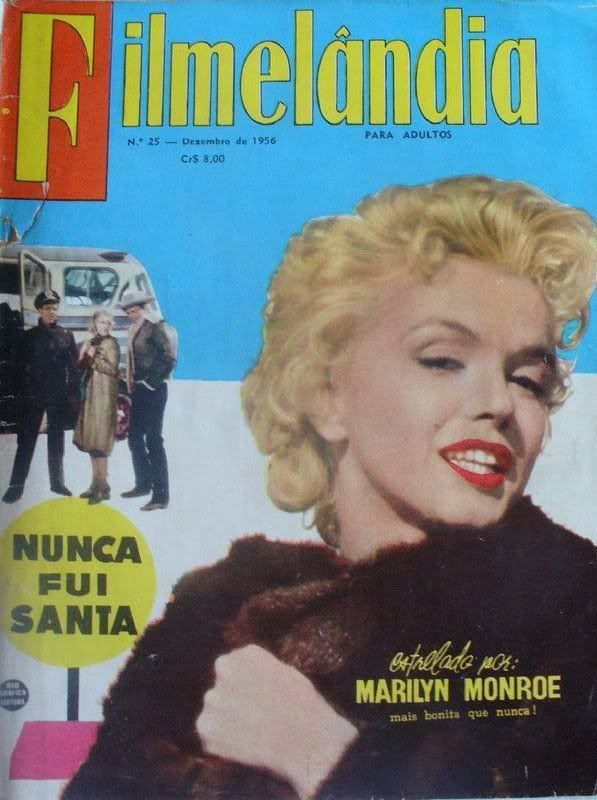FILMELANDIA magazine side cover Issue 25 December 1956