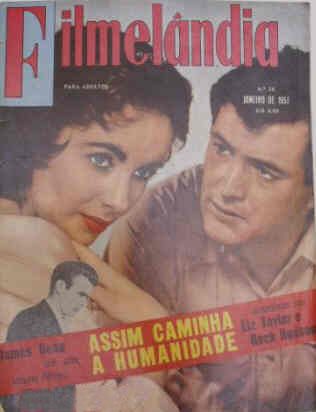 FILMELANDIA magazine side cover Issue 26 January 1957