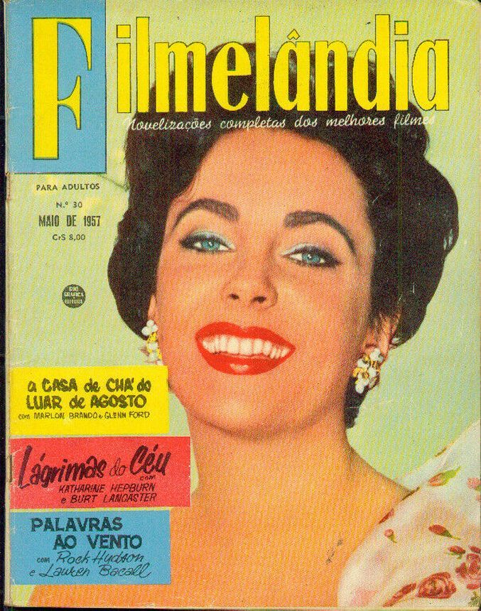 FILMELANDIA magazine side cover Issue 30 May 1957