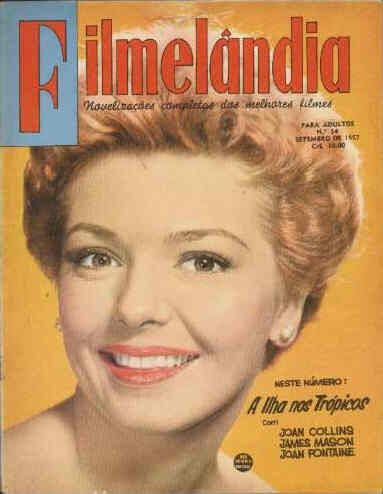 FILMELANDIA magazine side cover Issue 34 September 1957