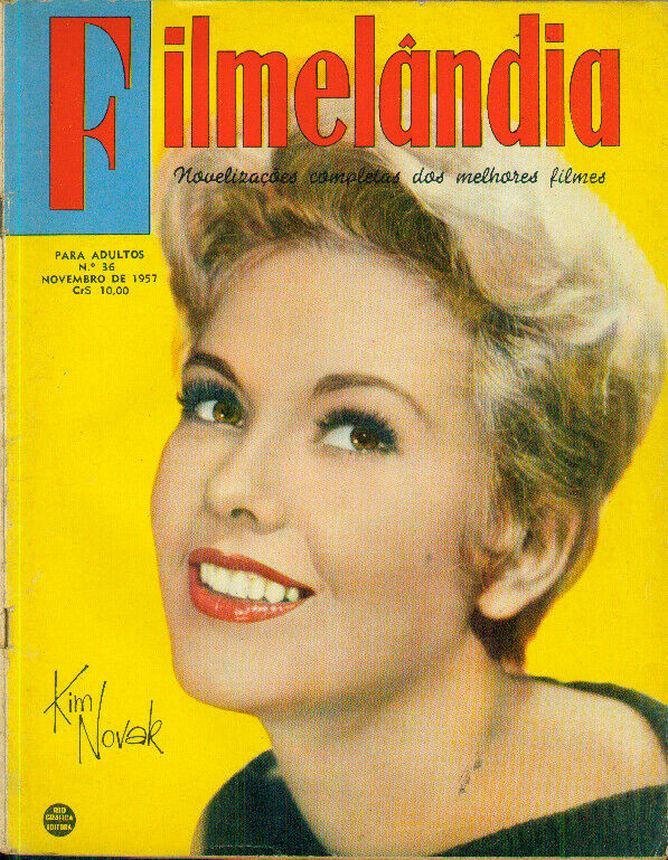 FILMELANDIA magazine side cover Issue 36 November 1957