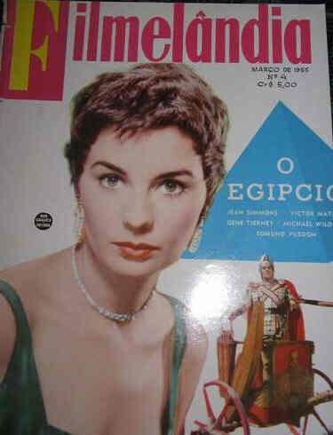 FILMELANDIA magazine side cover Issue 4 March 1955