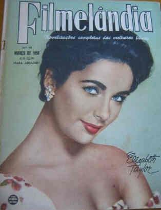 FILMELANDIA magazine side cover Issue 40 March 1958
