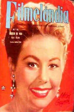 FILMELANDIA magazine side cover Issue 45 August 1958