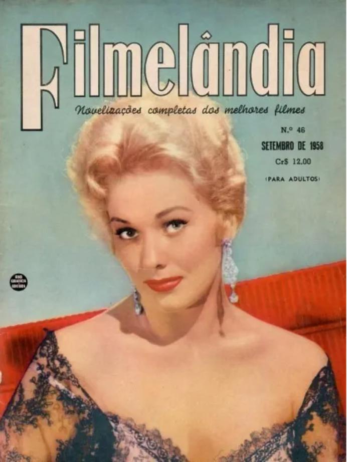FILMELANDIA magazine side cover Issue 46 September 1958