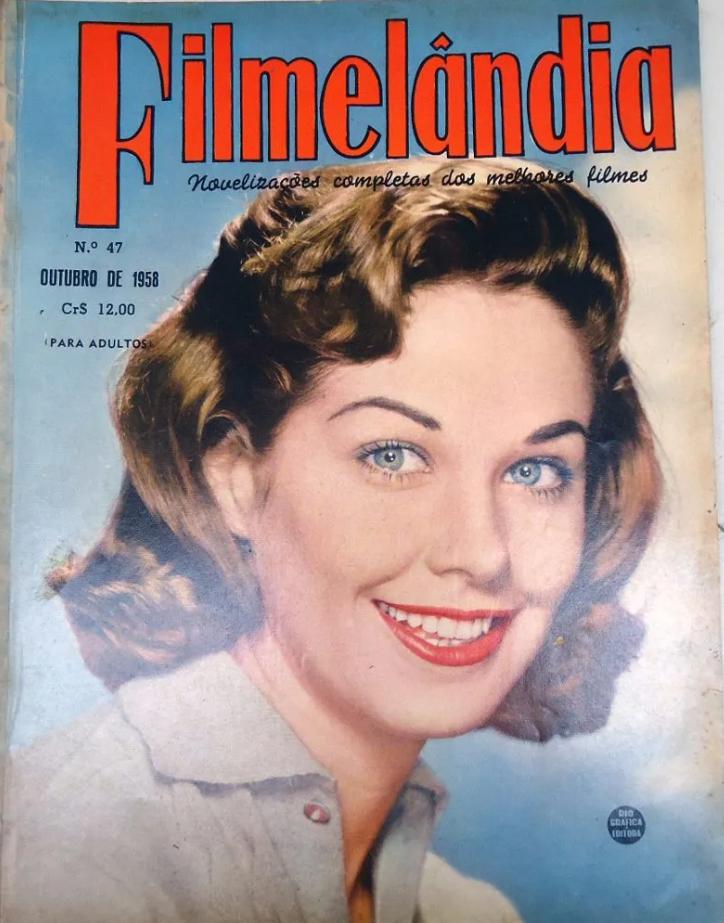 FILMELANDIA magazine side cover Issue 47 October 1958