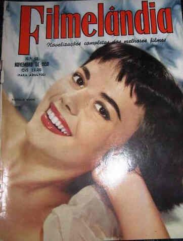 FILMELANDIA magazine side cover Issue 48 November 1958