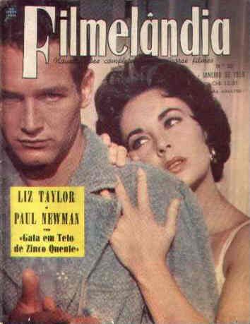 FILMELANDIA magazine side cover Issue 50 January 1959