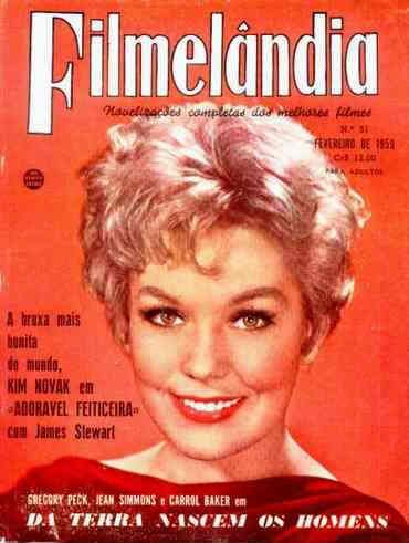 FILMELANDIA magazine side cover Issue 51 February 1959