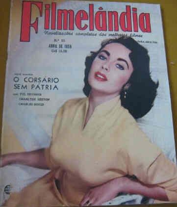 FILMELANDIA magazine side cover Issue 53 April 1959