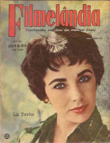 FILMELANDIA magazine side cover Issue 57 August 1959