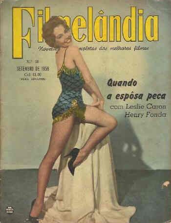 FILMELANDIA magazine side cover Issue 58 September 1959