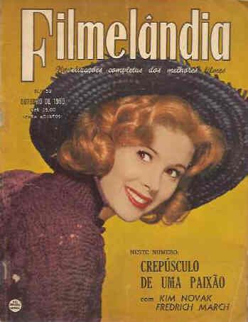 FILMELANDIA magazine side cover Issue 59 October 1959