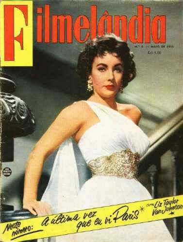 FILMELANDIA magazine side cover Issue 6 May 1955