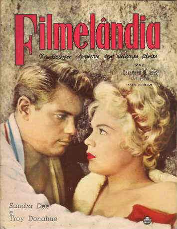 FILMELANDIA magazine side cover Issue 61 December 1959
