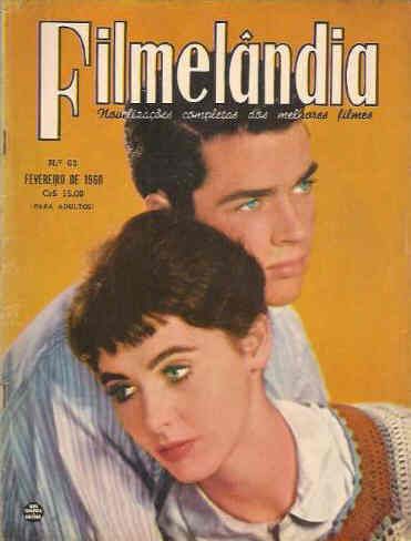 FILMELANDIA magazine side cover Issue 63 February 1960