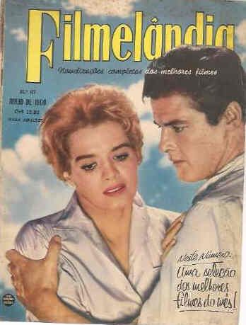 FILMELANDIA magazine side cover Issue 67 June 1960