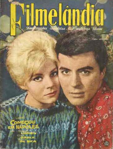 FILMELANDIA magazine side cover Issue 71 October 1960