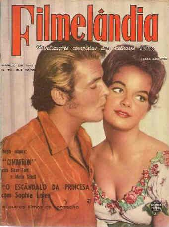 FILMELANDIA magazine side cover Issue 76 March 1961
