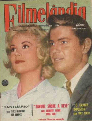 FILMELANDIA magazine side cover Issue 78 May 1961