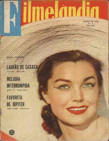 FILMELANDIA magazine side cover Issue 8 July 1955