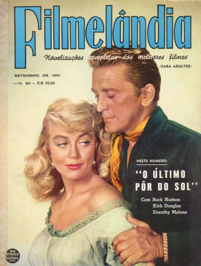 FILMELANDIA magazine side cover Issue 82 September 1961