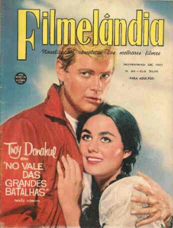FILMELANDIA magazine side cover Issue 84 November 1961