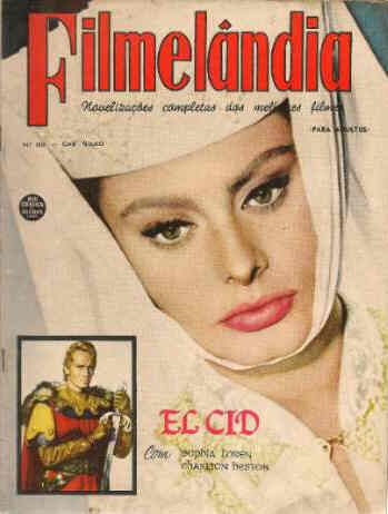 FILMELANDIA magazine side cover Issue 88 March 1962