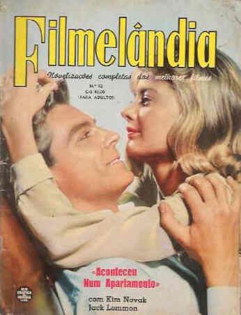 FILMELANDIA magazine side cover Issue 92 July 1962