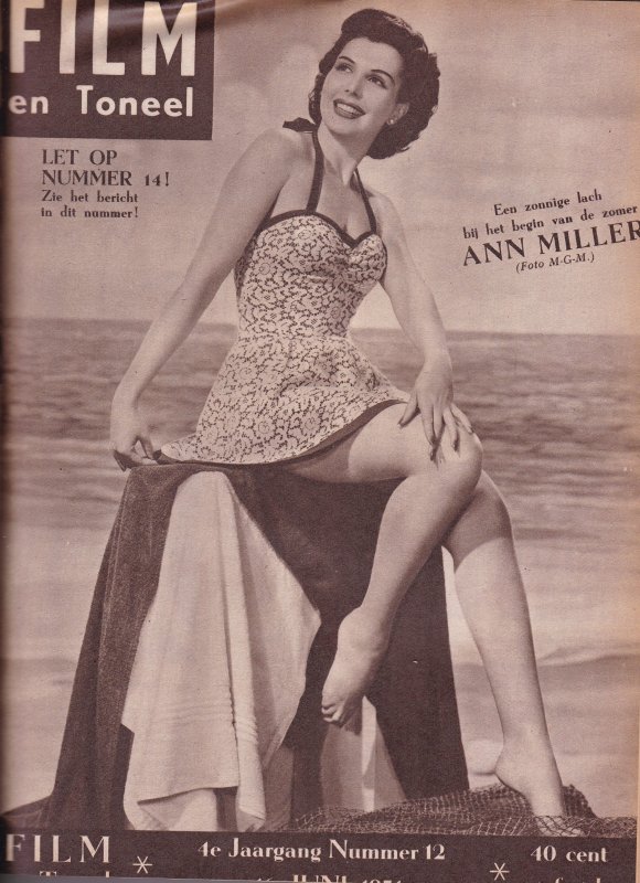 FILM EN TONEEL magazine side cover  Vol 4 No  12 16 June 1951