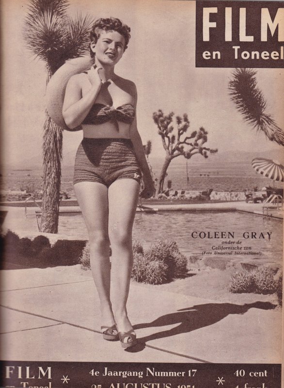 FILM EN TONEEL magazine side cover  Vol 4 No  17 25 August 1951