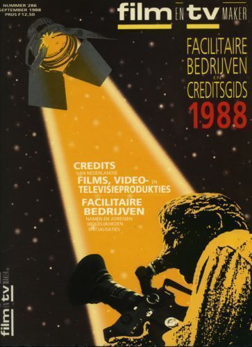 FILM EN TV MAKER magazine side cover Issue 286 September 1988