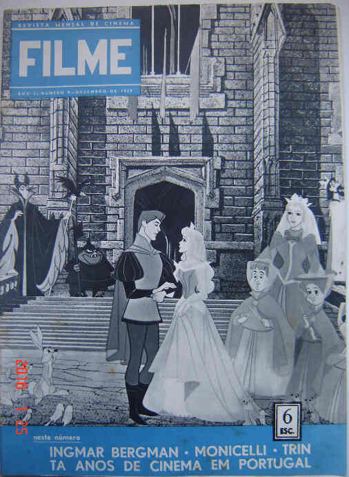 FILME (Po) magazine side cover Issue 9 December 1959