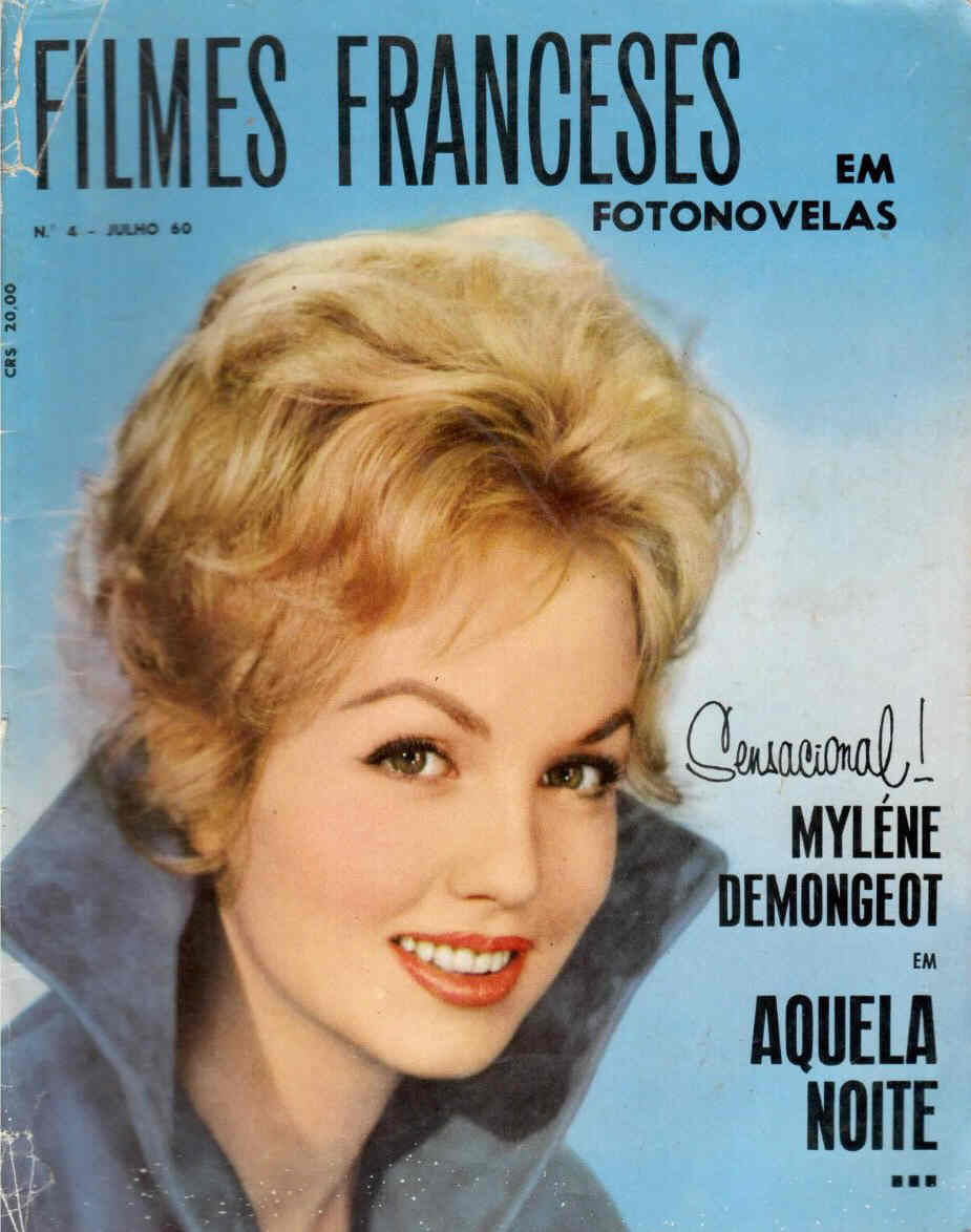FILMES FRANCESES magazine side cover Issue 4 July 1960