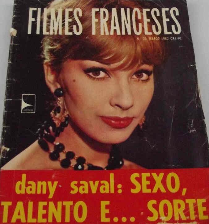 FILMES FRANCESES magazine side cover Issue 23 March 1962