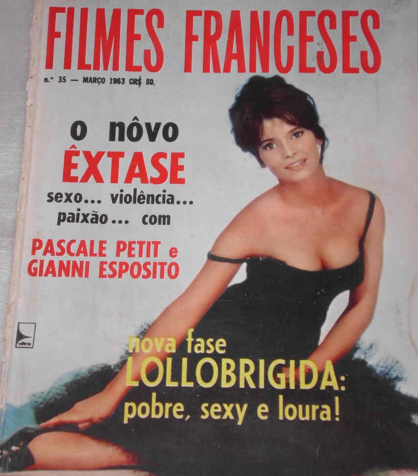 FILMES FRANCESES magazine side cover Issue 35 March 1963