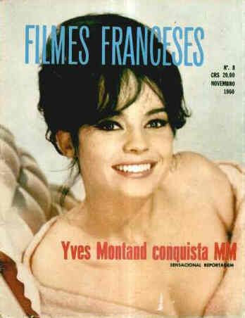 FILMES FRANCESES magazine side cover Issue 8 November 1960