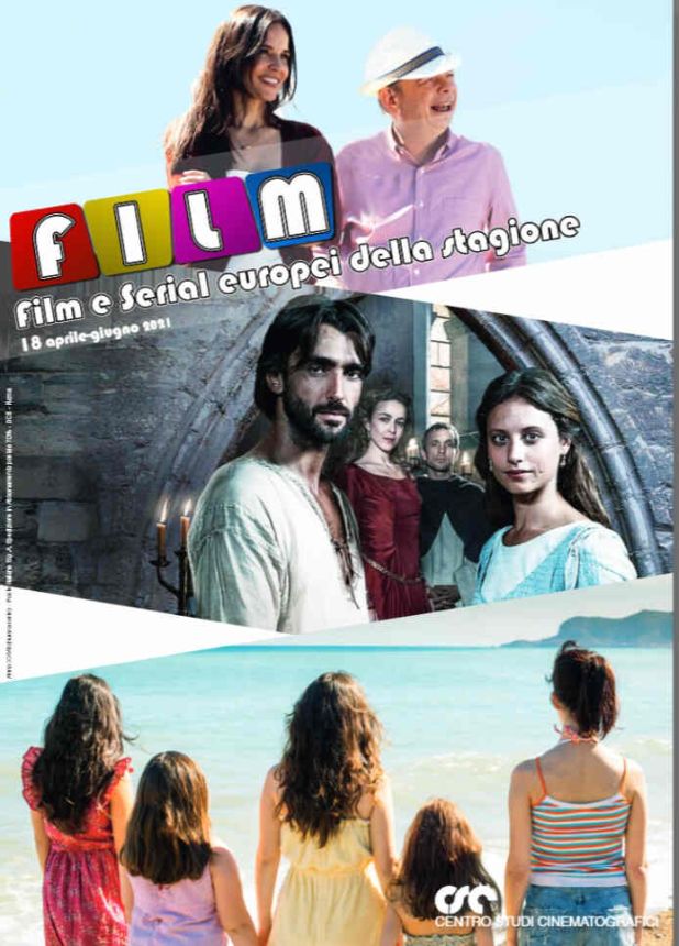 FILM E SERIAL magazine side cover Issue 18  April/June 2021