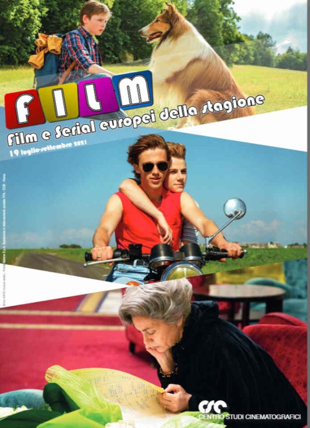 FILM E SERIAL magazine side cover Issue 19  July/September 2021