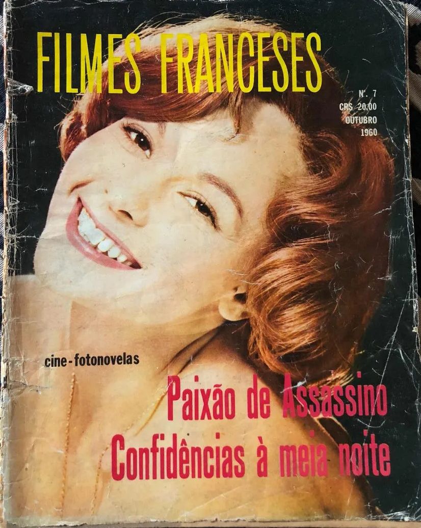 FILMES FRANCESES magazine side cover Issue 7  October 1960