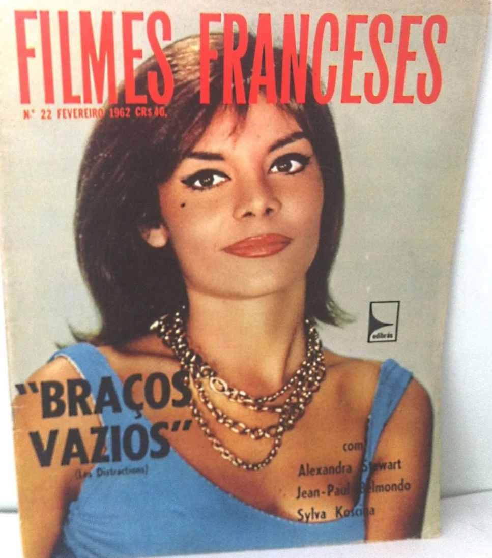 FILMES FRANCESES magazine side cover Issue 22  February 1962